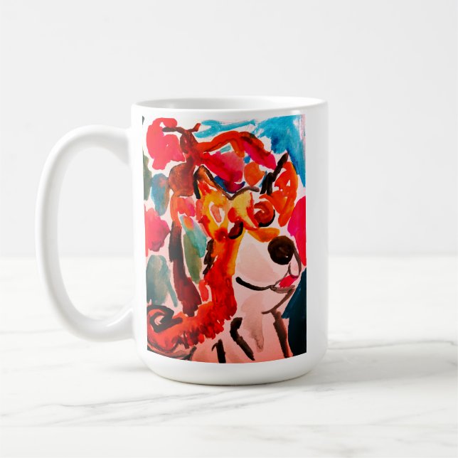 Taza De Café Shiba Inu cherry Japen blossom  (Izquierda)
