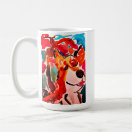 Taza De Café Shiba Inu cherry Japen blossom 