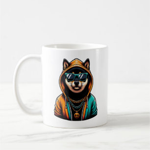 Taza De Café Shiba Inu con sudadera de Streetwear