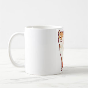 Taza De Café Shiba inu Delight � el arte animal puro