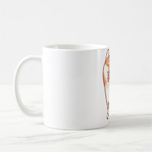 Taza De Café Shiba inu Delight � el arte animal puro