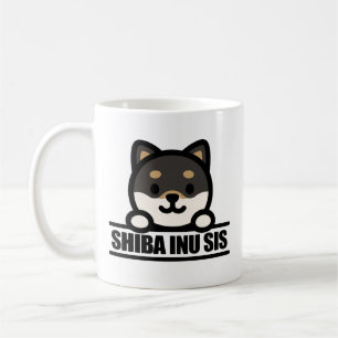 Taza De Café SHIBA INU HERMANA - Diseño de hermana linda de Shi