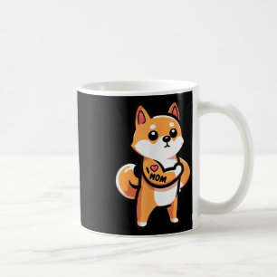 Taza De Café Shiba Inu I Love Mom Funny Dog Tattoo