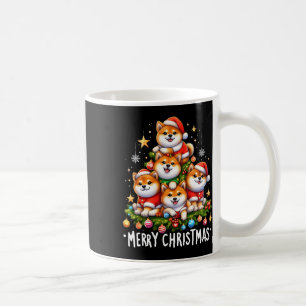 Taza De Café Shiba Inu Perro Feliz Navidad Regalos de Navidad