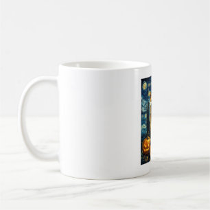 Taza De Café Shiba Inu Perro Lindo Halloween Jack O Linterna Ca