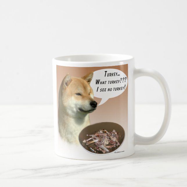 Taza De Café Shiba Inu Turquía (Derecha)