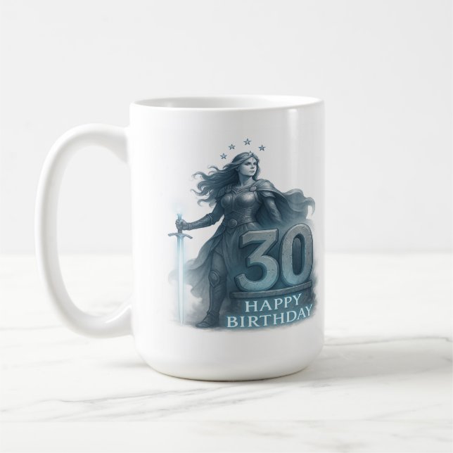 Taza De Café Shieldmaiden de 30 años: Legendaria matanza de cum (Izquierda)