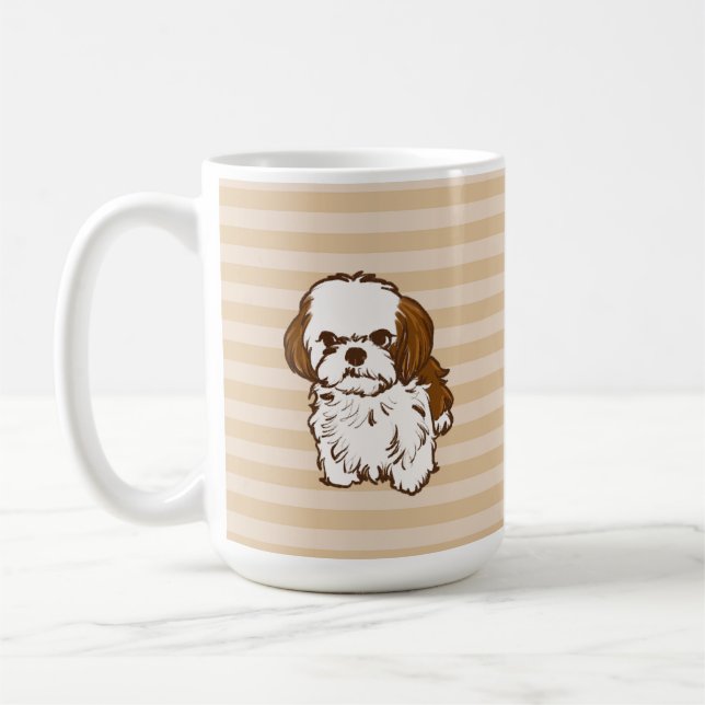 Taza De Café shih tsz dog (Izquierda)
