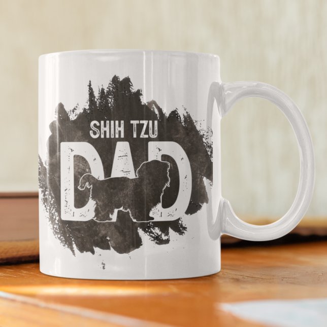 Taza De Café Shih tzu Dad Dog Rama el Día del Padre. (Subido por el creador)