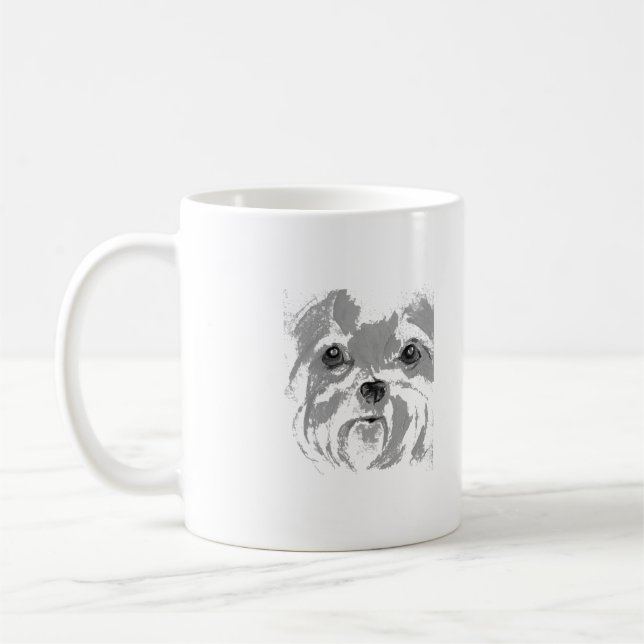 Taza De Café Shih Tzu Dog (Izquierda)