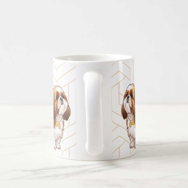 Taza De Café Shih Tzu Dog Mug – Cute Shih Tzu Mom Coffee Cup (Mango)
