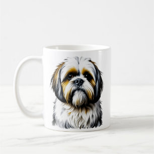 Taza De Café Shih Tzu Mamá Amantes de Perros