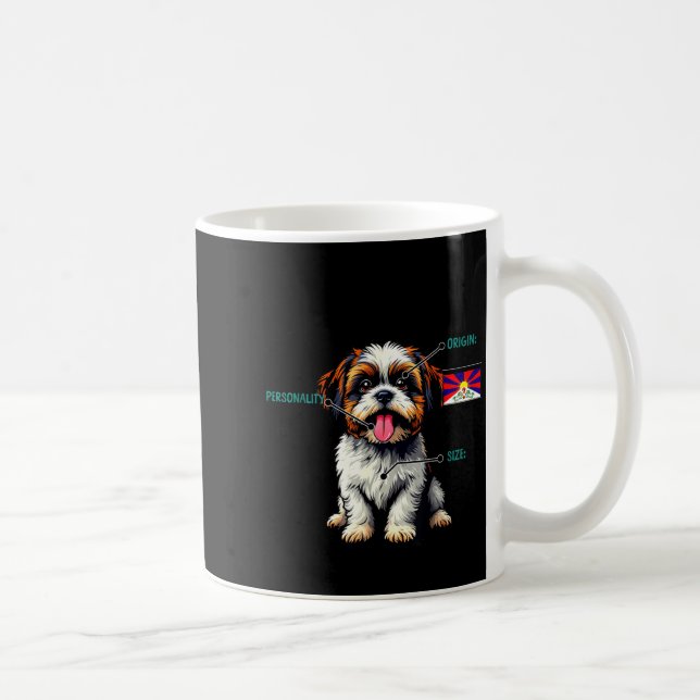 Taza De Café Shih Tzu Owner Funny Shih Tzu Lover  (Derecha)