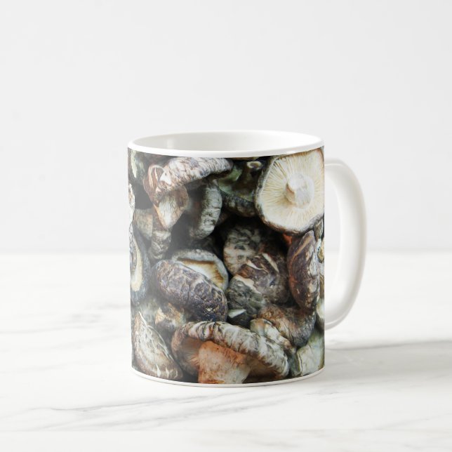 Taza De Café Shiitake Mushrooms (Anverso derecho)