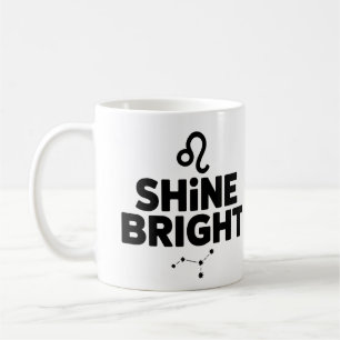 Taza De Café Shine Bright Mug - Leo Astrology Coffee Cup