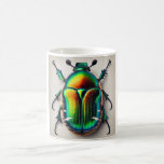 Taza De Café Shining Leaf Chafer Beetle 100924IREF250 - Waterco<br><div class="desc">Shining Leaf Chafer Beetle 100924IREF250 - Watercolor by John Pintow - Explore the beauty of wildlife with this exquisite watercolor art collection. Each artwork captures the vibrant essence of various animals and insects,  showcasing detailed textures and rich colors. Ideal for those who cherish nature's artistry.</div>