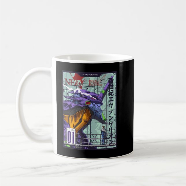 Taza De Café Shinji Ikari - Evangelion Classic (Izquierda)