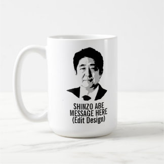 TAZA DE CAFÉ SHINZO ABE PERSONALIZADO