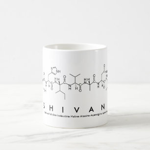 Taza De Café Shivani peptide name mug