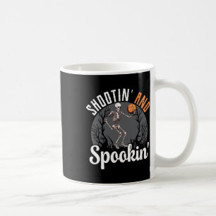 Taza De Café Shootin' Y Spookin Skeleton Basketball Player Ha