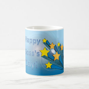 Taza De Café Shooting Stars feliz del día de Boss