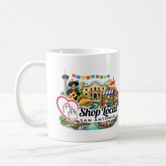 Taza De Café Shop Local San Antonio Mug