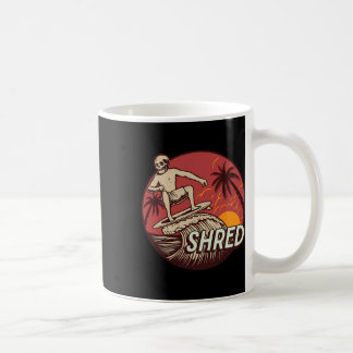 Taza De Café Shred Skeleton Surfing