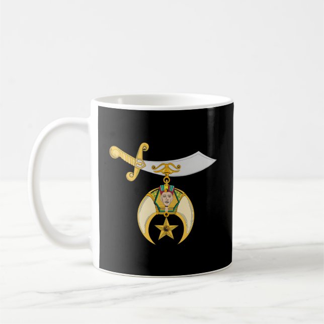 Taza De Café Shriner Shrine Noble (Izquierda)