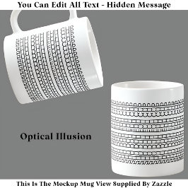 Taza De Café Shu Duh Fuh Cup Mensaje Oculto 116B Cita Graciosa