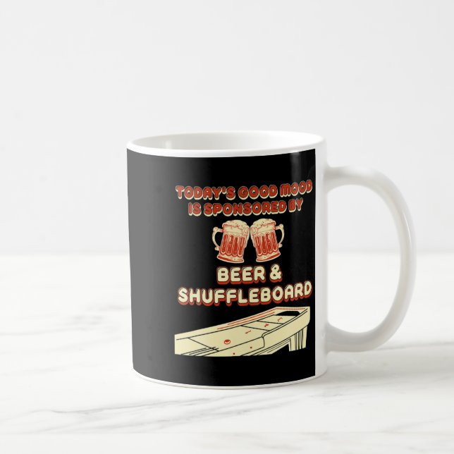 Taza De Café Shuffleboard Player Beer  (Derecha)
