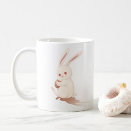 Taza De Café Shy Bunny Classic Mug