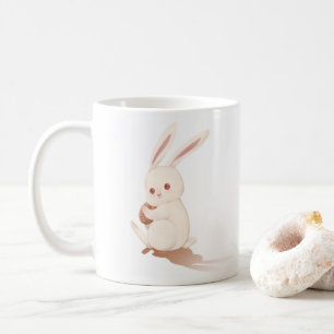 Taza De Café Shy Bunny Classic Mug