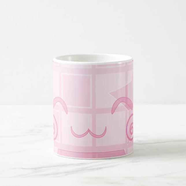 Taza De Café Shyness monocromo. (Centro)