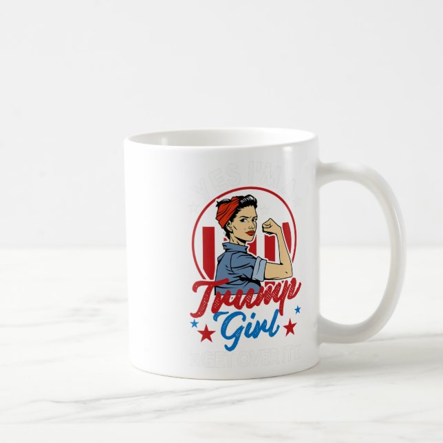 Taza De Café Sí, 39, soy Chica de Trump, supere esto - Mujeres  (Derecha)