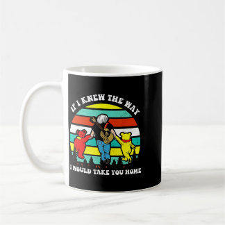 Taza De Café Si Conociera El Camino Llevaría Hogar Retro Vintag