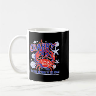 Taza De Café Si Crabby Por Favor Regresa Al Diseño De La Playa