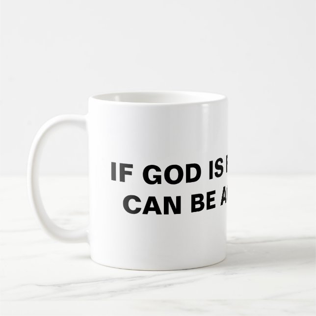 Taza De Café "Si Dios Es Por Nosotros..." Mugre clásica (Izquierda)