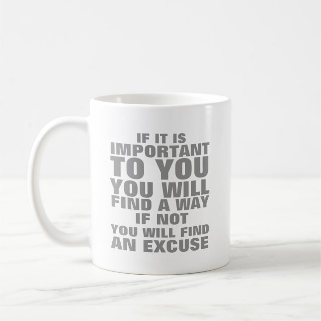 Taza De Café Si es importante para ti (Izquierda)
