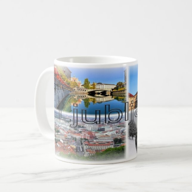Taza De Café SI Eslovenia - Ljubljana - (Anverso izquierdo)