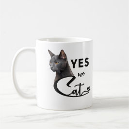 Taza De Café Sí, gatos, sí podemos