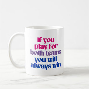 Taza De Café Si juegas para ambos equipos siempre ganarás