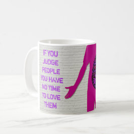 Taza De Café Si juzgas a la gente, inspiradora cita café mu