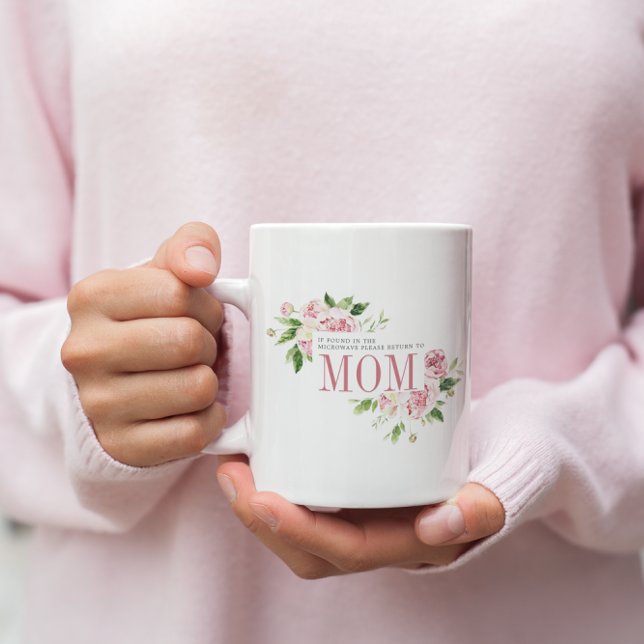 Taza De Café Si la encuentran en la mamá graciosa del microonda (Subido por el creador)