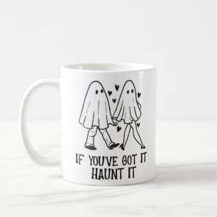 Taza De Café Si Lo Tienes, Asústalo – Pareja de Fantasmas Adora