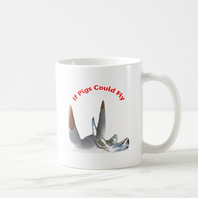 Taza De Café Si los cerdos pudieran volar (Derecha)