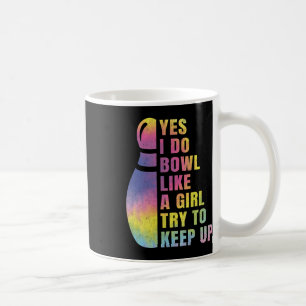 Taza De Café Sí, Me Gusta Un Camisetas De Bolos Chicas Por