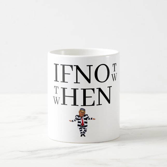 Taza de café Si no es ahora (Centro)