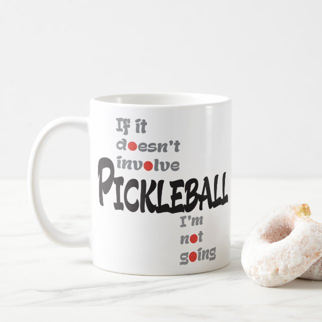 TAZA DE CAFÉ SI NO IMPLICA PICKLEBALL (Con donut)