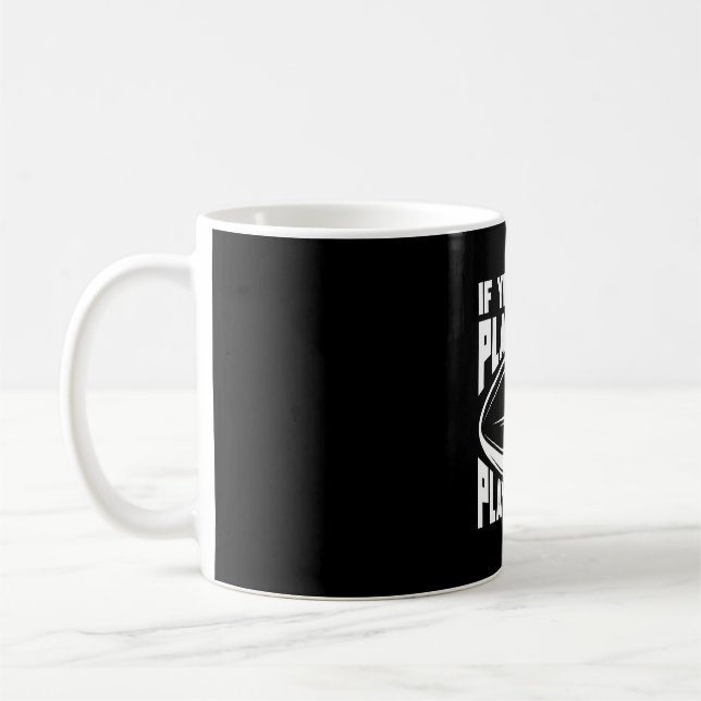 Taza De Café Si no puedes jugar buen juego Rugby Gracioso (Izquierda)