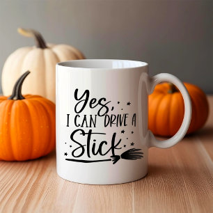 Taza De Café Sí, puedo conducir un manual